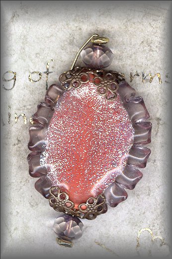 PENDANT SILVER CORAL